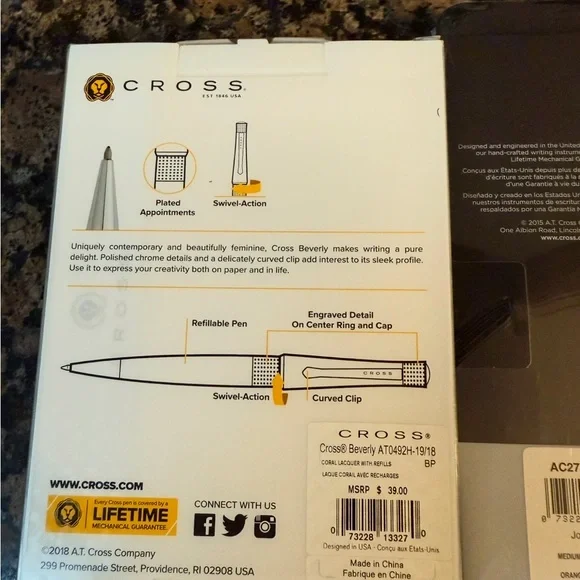 Cross Pen and Jotzone Journal Set black and orange. - Picture 5 of 5